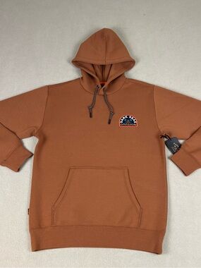 Dark Seas Division Hoodie, Ginger Slip Fleece Sweatshirt. UV Protection. Sz S